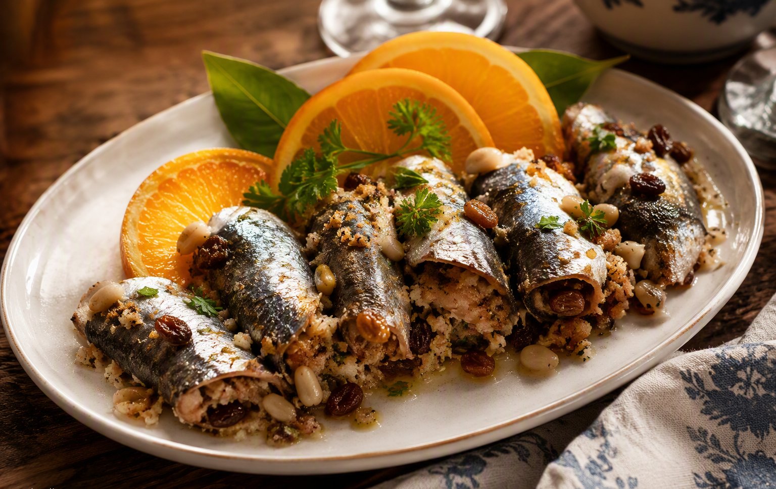 Sarde a beccafico